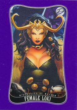 2014 Rittenhouse Marvel: Dangerous Divas 2 #13 Female Loki Front