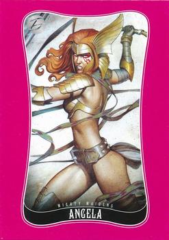 2014 Rittenhouse Marvel: Dangerous Divas 2 #48 Angela Front