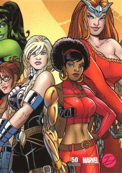 2014 Rittenhouse Marvel: Dangerous Divas 2 #50 Black Widow Back