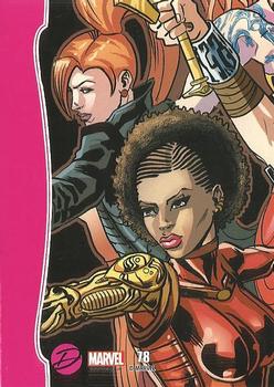 2014 Rittenhouse Marvel: Dangerous Divas 2 #78 Rachel Grey Back