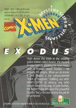 1995 Chef Boyardee X-Men Promo #NNO Exodus Back