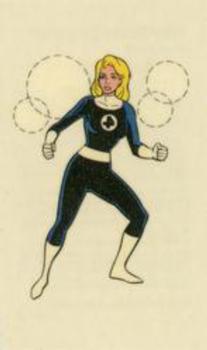 1996 Fleer/SkyBox Marvel Vision - Marvel Vision Tattoos #Fleer1 Invisible Woman Front
