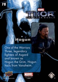 2013 Upper Deck Thor The Dark World #70 Hogun Back