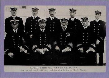 1998 Dart Titanic #24 Titanic Officers Front