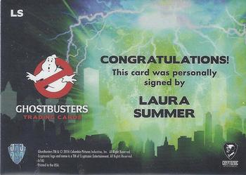 2016 Cryptozoic Ghostbusters - Autographs #LS Laura Summer Back
