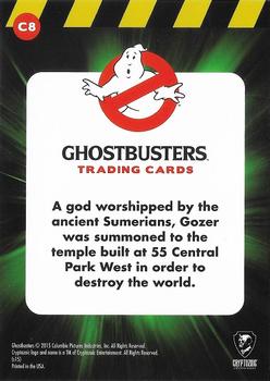 2016 Cryptozoic Ghostbusters - Character Bios #C8 Gozer Back