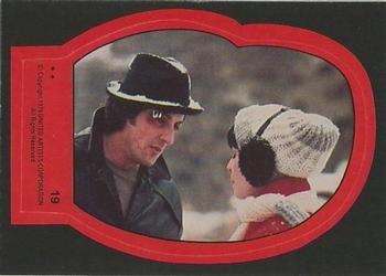1979 Topps Rocky II - Stickers #19 Rocky and Adrian Front