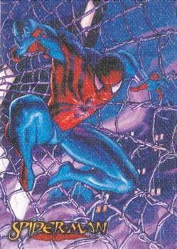 1996 SkyBox Premium Spider-Man - Canvas #5 Spider-Man Front