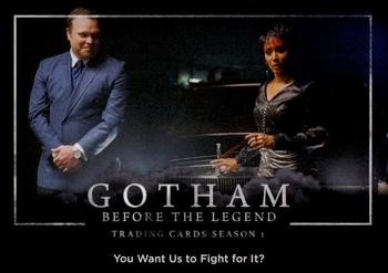 2016 Cryptozoic Gotham Season 1 #15 You Want Us to Fight for It? Front