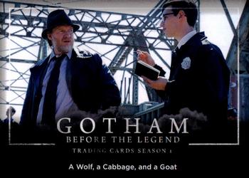 2016 Cryptozoic Gotham Season 1 #19 A Wolf, a Cabbage, and a Goat Front