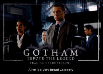 2016 Cryptozoic Gotham Season 1 #23 Alive is a Very Broad Category Front