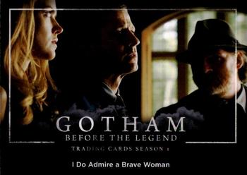 2016 Cryptozoic Gotham Season 1 #25 I Do Admire a Brave Woman Front