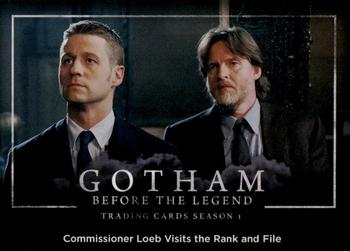 2016 Cryptozoic Gotham Season 1 #38 Commissioner Loeb Visits the Rank and File Front