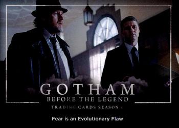 2016 Cryptozoic Gotham Season 1 #48 Fear is an Evolutionary Flaw Front