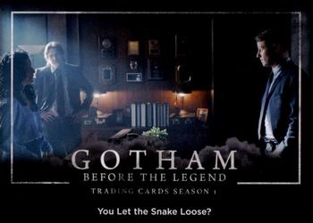2016 Cryptozoic Gotham Season 1 #51 You Let the Snake Loose? Front