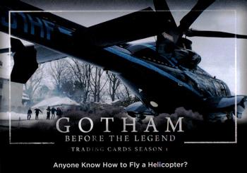 2016 Cryptozoic Gotham Season 1 #62 Anyone Know How to Fly a Helicopter? Front