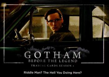 2016 Cryptozoic Gotham Season 1 #65 Riddle Man? The Hell You Doing Here? Front