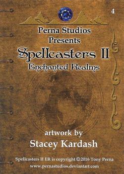 2016 Perna Studios Spellcaster II: Enchanted Realms #4 Stacey Kardash Back