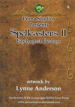 2016 Perna Studios Spellcaster II: Enchanted Realms #6 Lynne Anderson Back