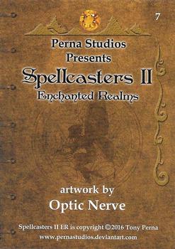 2016 Perna Studios Spellcaster II: Enchanted Realms #7 Optic Nerve Back