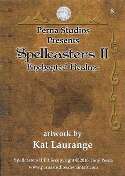 2016 Perna Studios Spellcaster II: Enchanted Realms #8 Kat Laurange Back