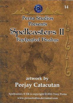 2016 Perna Studios Spellcaster II: Enchanted Realms #14 Peejay Catacutan Back