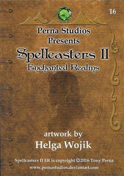 2016 Perna Studios Spellcaster II: Enchanted Realms #16 Helga Wojik Back