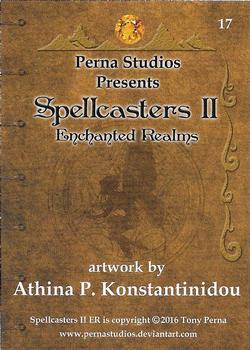 2016 Perna Studios Spellcaster II: Enchanted Realms #17 Athina P. Konstantinidou Back