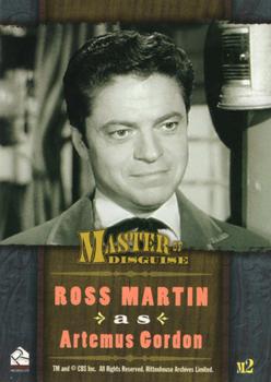 2000 Rittenhouse The Wild Wild West - Master of Disguise #M2 Ross Martin as Artemus Gordon Back