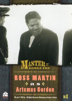 2000 Rittenhouse The Wild Wild West - Master of Disguise #M4 Ross Martin as Artemus Gordon Back