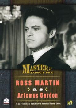 2000 Rittenhouse The Wild Wild West - Master of Disguise #M9 Ross Martin as Artemus Gordon Back