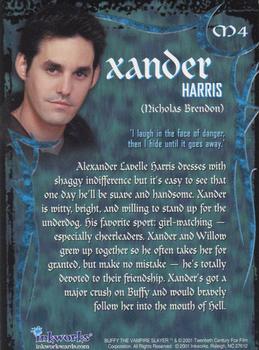1998 Inkworks Buffy the Vampire Slayer Season 1 - Season One DVD Promos #M4 Xander Harris Back