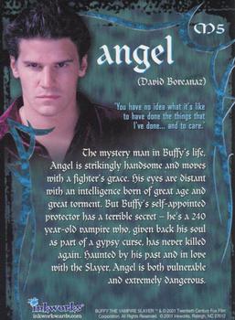 1998 Inkworks Buffy the Vampire Slayer Season 1 - Season One DVD Promos #M5 Angel Back