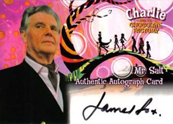 2005 ArtBox Charlie and the Chocolate Factory - Autographs #NNO James Fox Front
