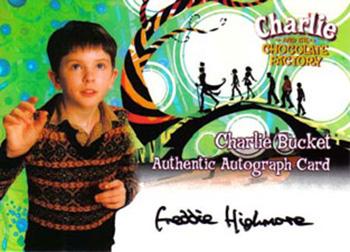 2005 ArtBox Charlie and the Chocolate Factory - Autographs #NNO Freddie Highmore Front