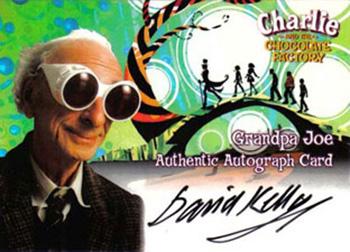 2005 ArtBox Charlie and the Chocolate Factory - Autographs #NNO David Kelly Front