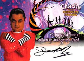 2005 ArtBox Charlie and the Chocolate Factory - Autographs #NNO Deep Roy Front