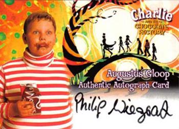 2005 ArtBox Charlie and the Chocolate Factory - Autographs #NNO Philip Wiegratz Front