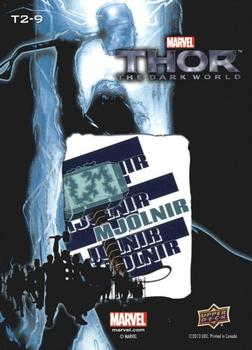 2013 Upper Deck Thor The Dark World - Stickers #T2-9 Mjolnir Back