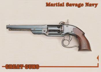 1993 Performance Years Great Guns! #2 Martial Savage Navy Front
