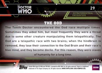 2016 Topps Doctor Who Extraterrestrial Encounters #29 The Ood Back