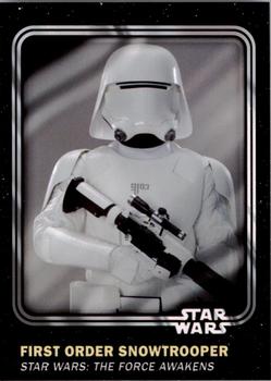 2016 Topps Star Wars Card Trader #100 First Order Snowtrooper Front