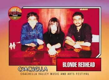 2002 Coachella #6 Blonde Redhead Front