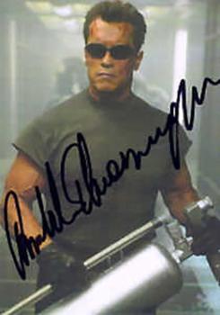 2003 Comic Images Terminator 3 - Autographs #A1 Arnold Schwarzenegger Front