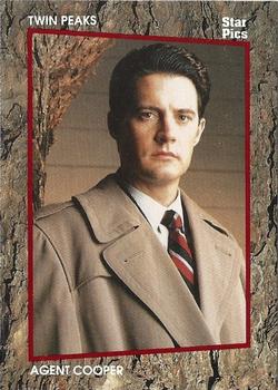 1991 Star Pics Twin Peaks #4 Agent Cooper Front