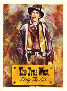 1977 The True West #8 Billy the Kid Front