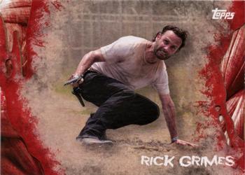 2016 Topps The Walking Dead Survival Box #1B Rick Grimes Front