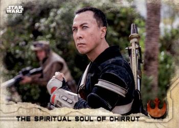 2016 Topps Star Wars Rogue One Series 1 #30 The Spiritual Soul of Chirrut Front