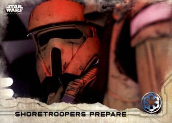 2016 Topps Star Wars Rogue One Series 1 #42 Shoretroopers Prepare Front