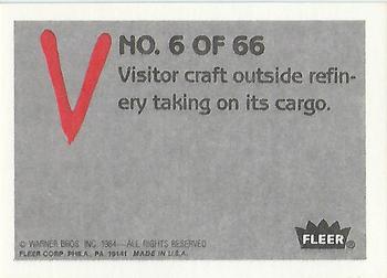 1984 Fleer V #6 Outside Refinery Back